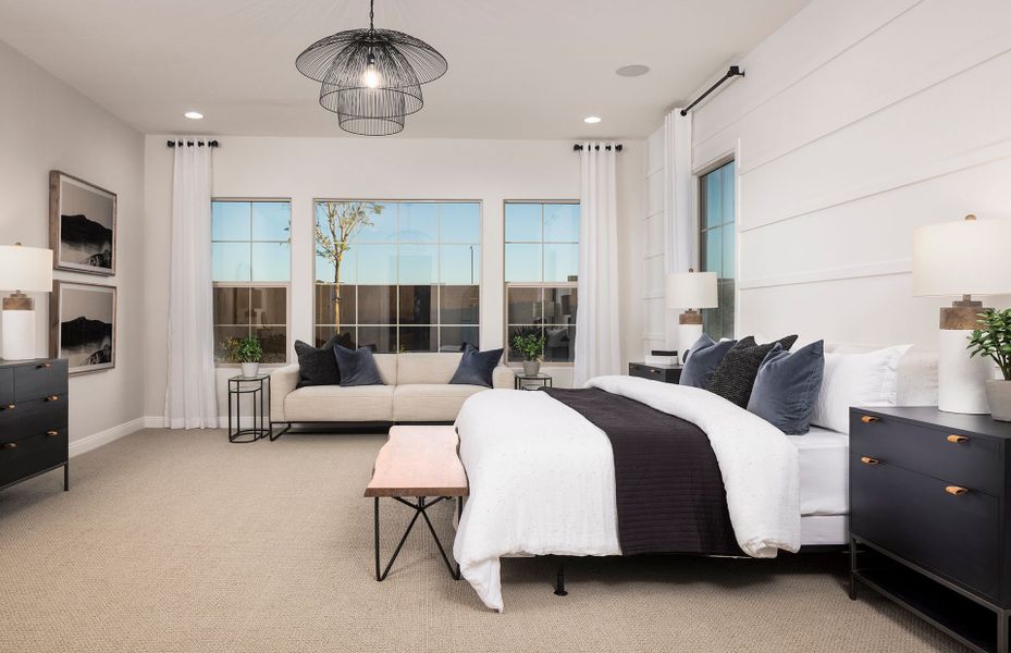 Representative furnished interior of a home built from the Virtue by Pulte Homes in Regent Hills - Enchantment Series, Buckeye (Image 4).