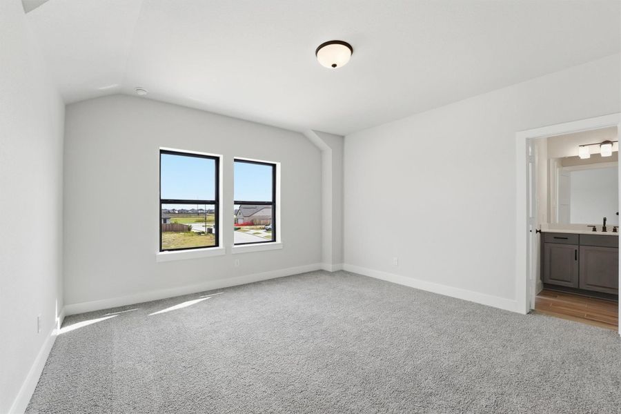 Spacious, unfurnished interior of a new home in Bridgeland, Cypress (Image 16).