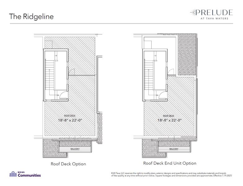 2D floor plan layout for the B by Koelbel and Company in Prelude at TAVA Waters, Denver, CO (Image 7).
