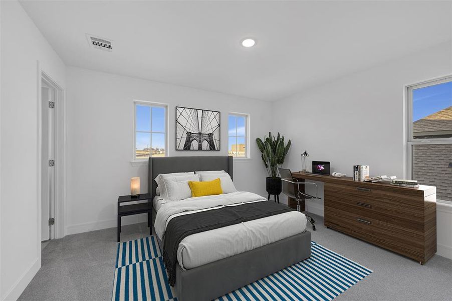 Furnished interior view inside a new home in Timberbrook, Justin (Image 14).