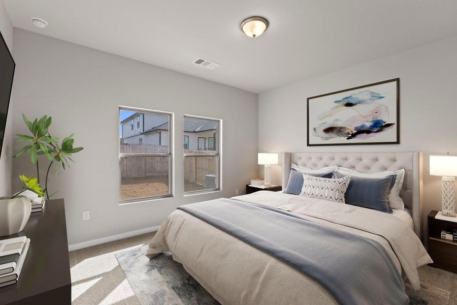 Primary Bedroom - Virtually Staged