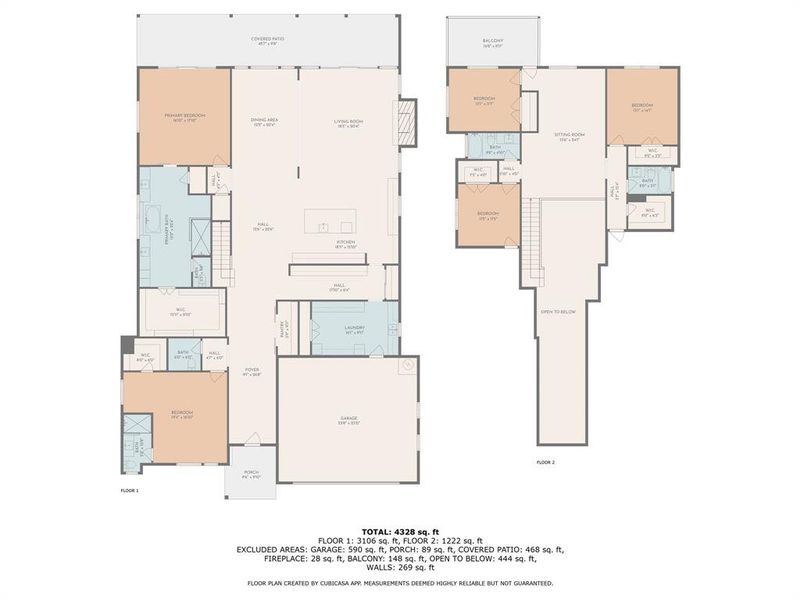View of floor plan / room layout