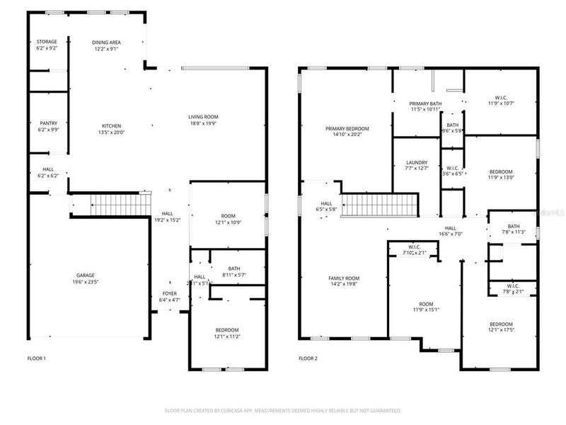 2D floor plan layout of this home in Hawkstone, Lithia, FL (Image 5).