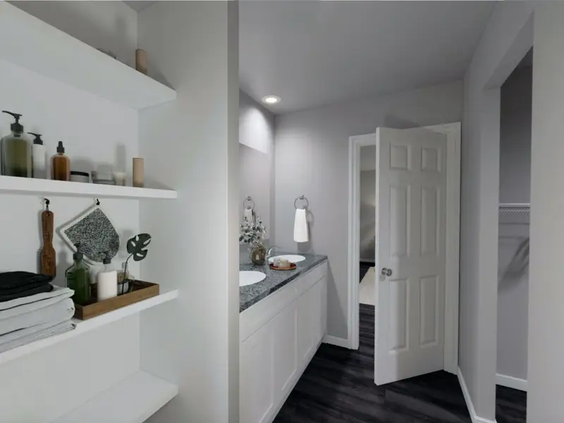 Representative furnished interior of a home built from the Big Bend by National HomeCorp in Villages of Mayfield, Cleburne (Image 5).