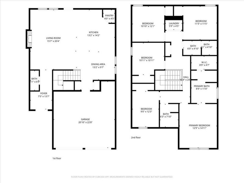 2D floor plan layout of this home in , McDonough, GA (Image 5).
