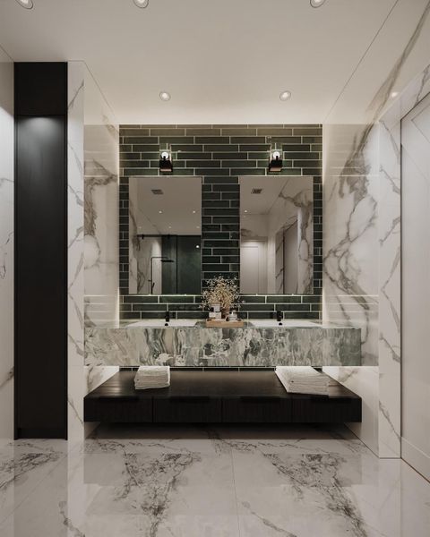 Furnished interior view inside a new home in , Houston (Image 13).