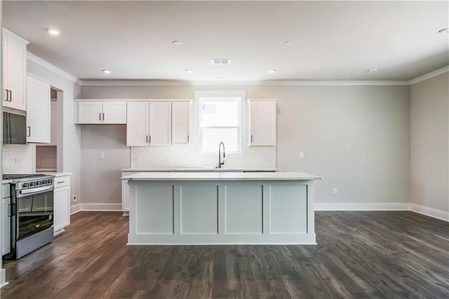 Furnished interior view inside a new home in Cambridge at Steels Bridge: Steels Bridge, Canton (Image 7).