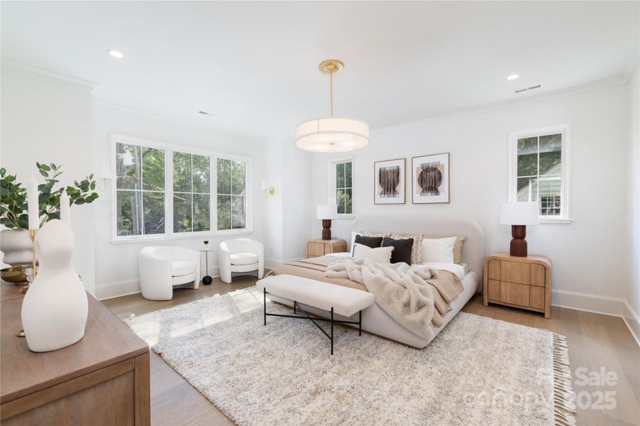 Furnished interior view inside a new home in , Charlotte (Image 6).