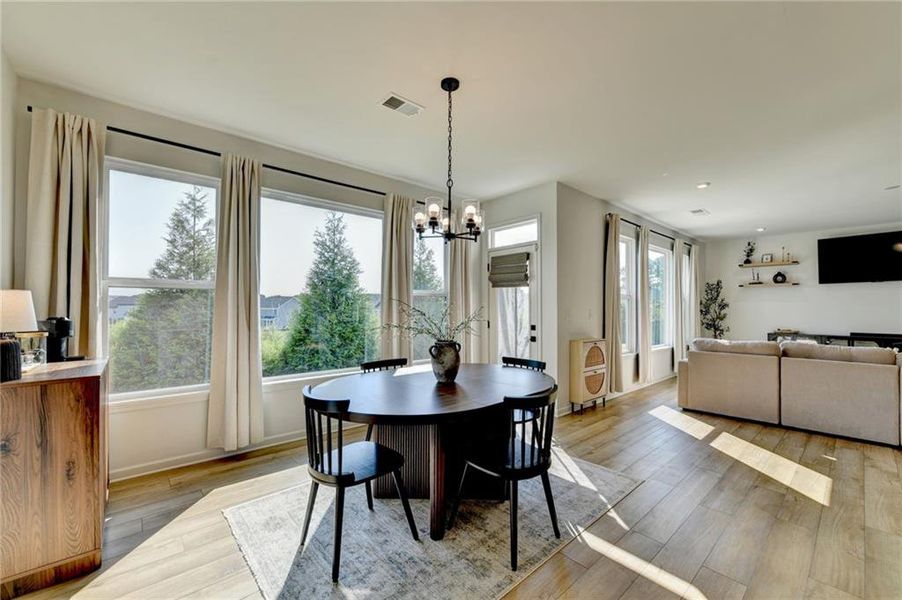 Furnished interior view inside a new home in Sweetbay Farm, Lawrenceville (Image 12).
