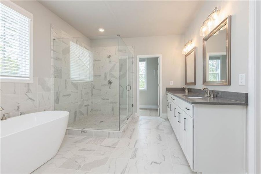 Furnished interior view inside a new home in Livingstone Park, Kennesaw (Image 13).