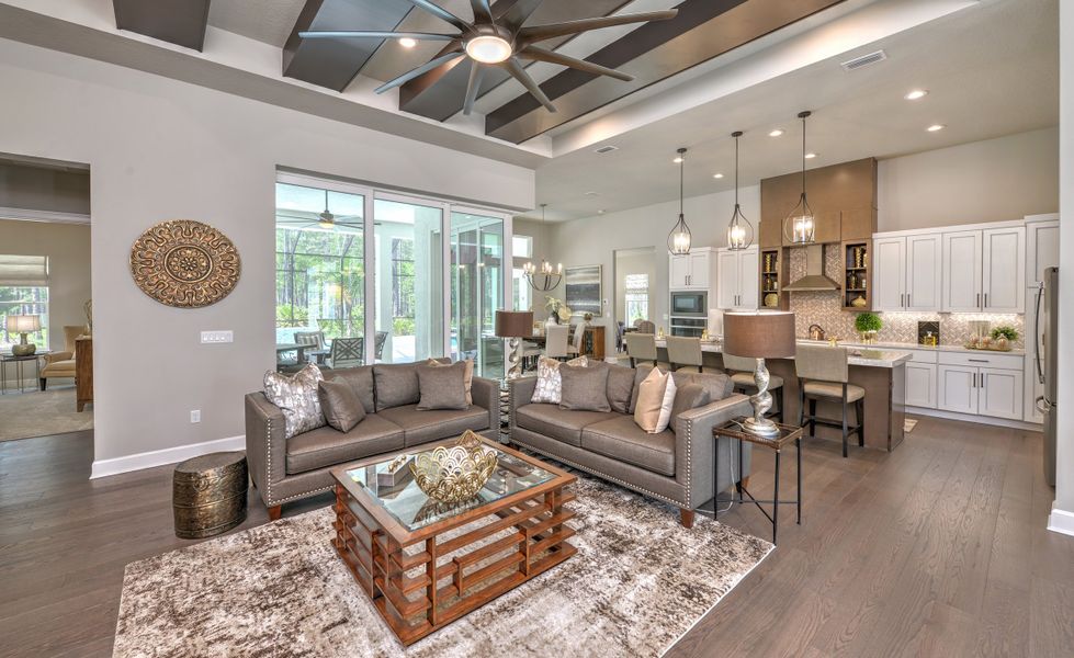 Representative furnished interior of a home built from the Egret VII - Regency Series | 70' Wide Lots by ICI Homes in Courtney Grove, St. Augustine (Image 7).