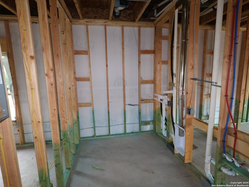 In-progress construction of a new home in Winding Brook, San Antonio, TX (Image 26).