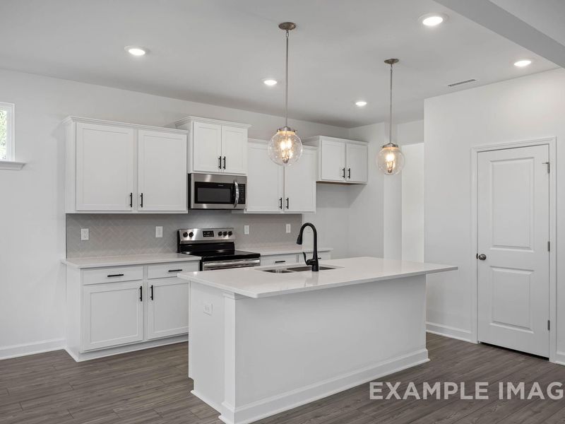 Furnished interior view inside a new home in Woodland Crossing, Zebulon (Image 3).