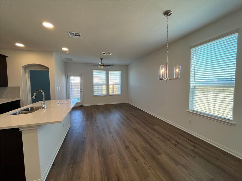 For demonstration purposes only. This will be the same interior layout. Colors can vary.