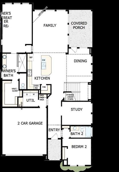 2D floor plan layout of this home in Highwoods, Fort Worth, TX (Image 3). 2D floor plan layout of this home in Highwoods, Fort Worth, TX (Image 3).