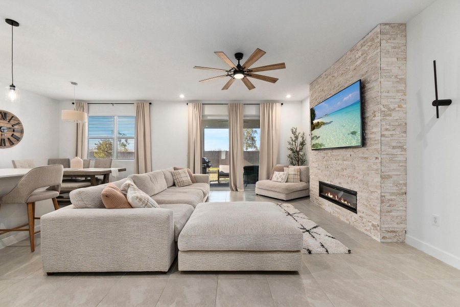 Furnished interior view inside a new home in , Port St. Lucie (Image 6). Furnished interior view inside a new home in , Port St. Lucie (Image 6).