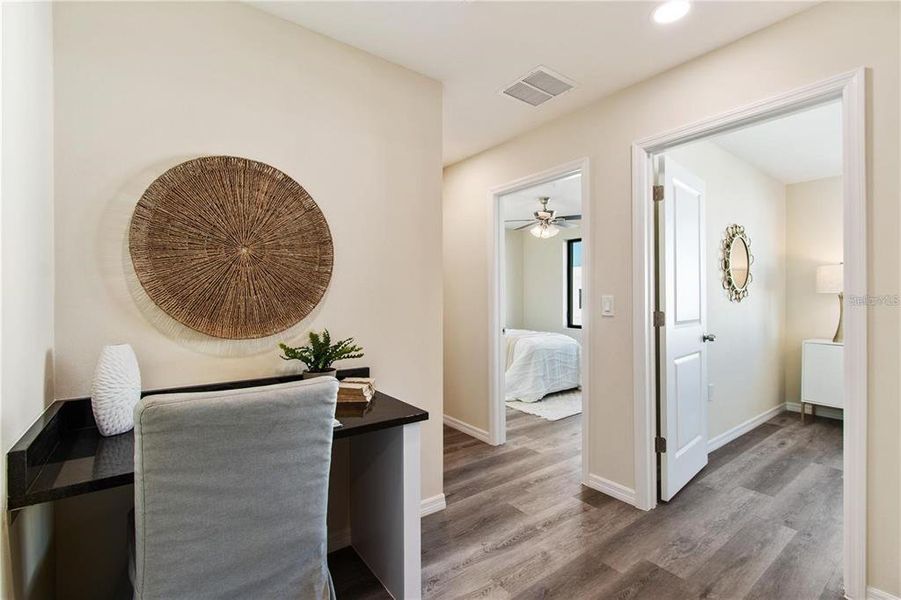 Furnished interior view inside a new home in , Tampa (Image 9). Furnished interior view inside a new home in , Tampa (Image 9).