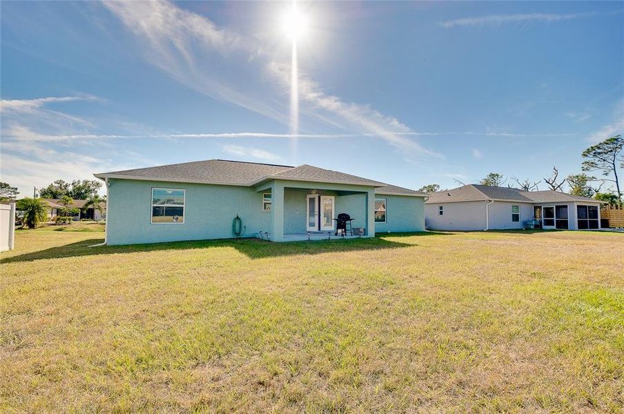 Exterior details and patio area of a home in , Englewood (Image 28).