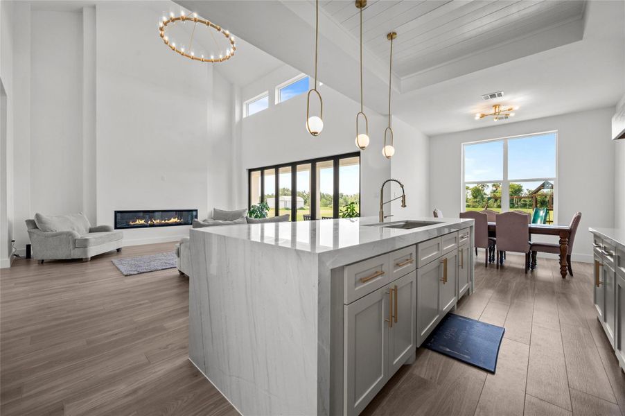 Furnished interior view inside a new home in , Baytown (Image 36).