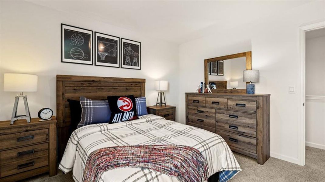 Furnished interior view inside a new home in Teamon Pointe, Griffin (Image 22).
