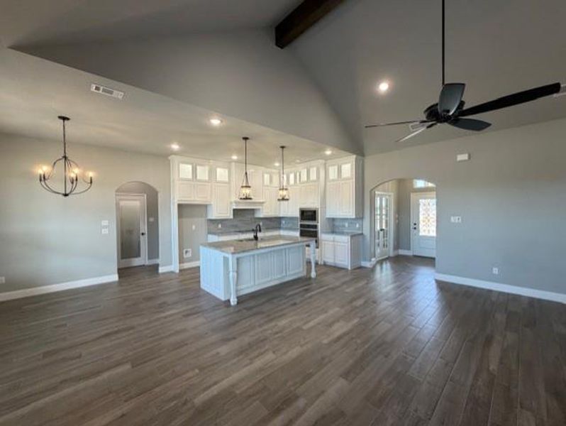 Furnished interior view inside a new home in , Azle (Image 4).