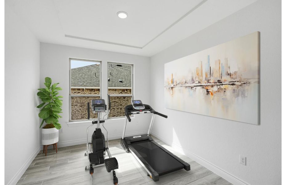 Furnished interior view inside a new home in Del Webb New Braunfels at Veramendi, New Braunfels (Image 5).