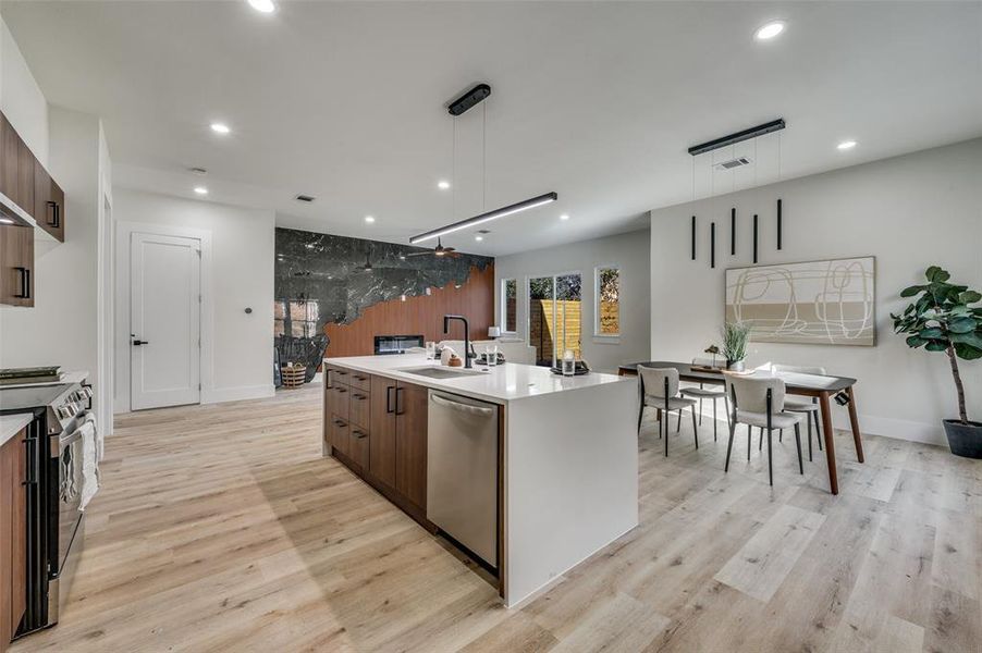 Furnished interior view inside a new home in , Dallas (Image 4). Furnished interior view inside a new home in , Dallas (Image 4).