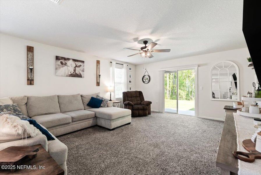 Furnished interior view inside a new home in Willow Springs, Green Cove Springs (Image 4). Furnished interior view inside a new home in Willow Springs, Green Cove Springs (Image 4).