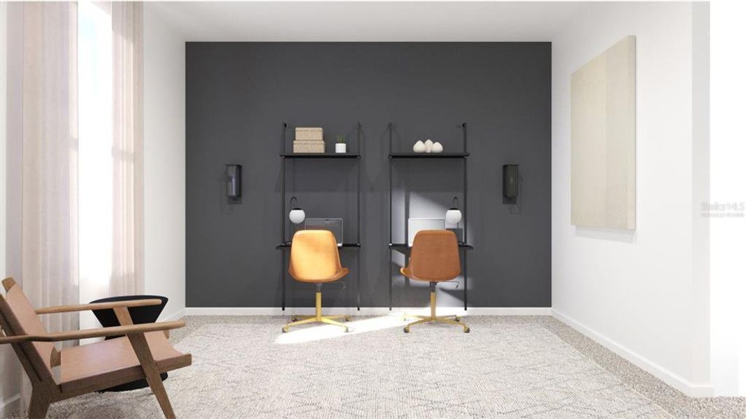 Furnished interior view inside a new home in , Clermont (Image 12).