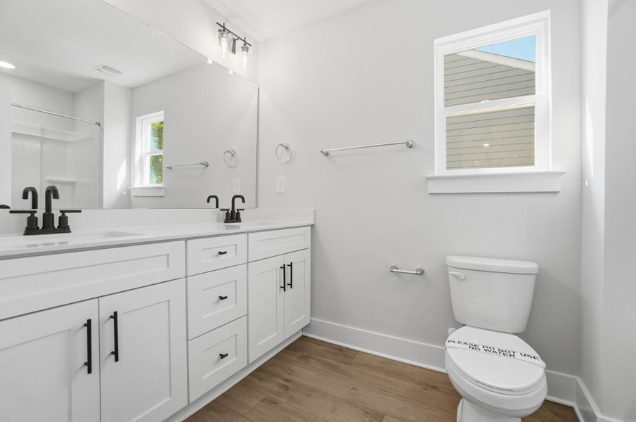 Furnished interior view inside a new home in Blythe Mill Townhomes, Waxhaw (Image 13).