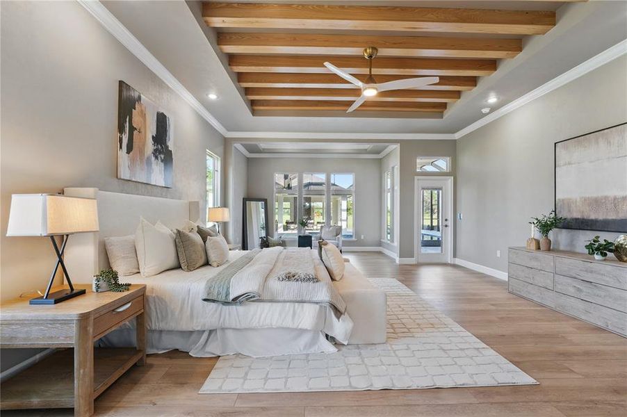 Furnished interior view inside a new home in , Archer (Image 39).