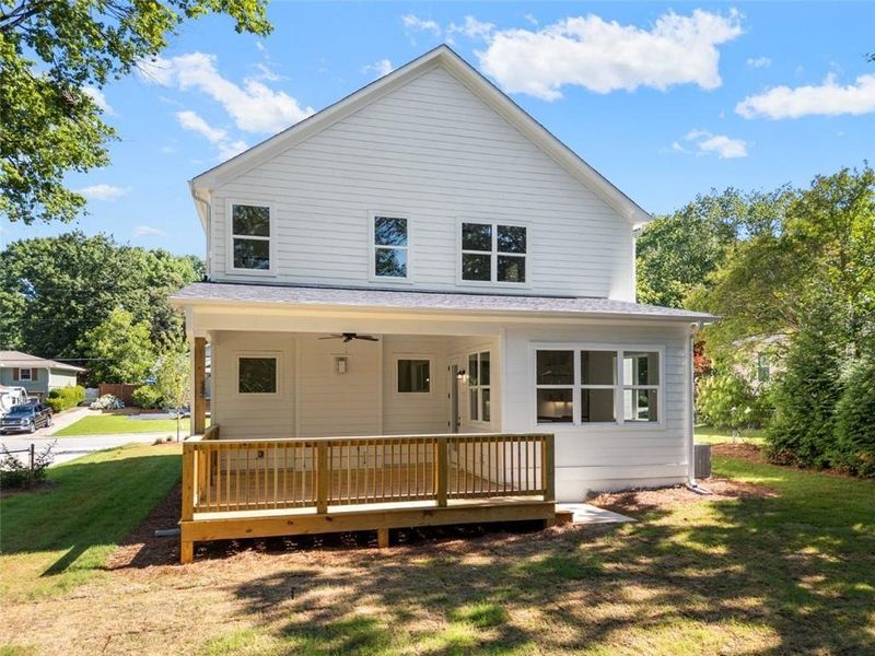 Exterior details and patio area of a home in , Smyrna (Image 34).