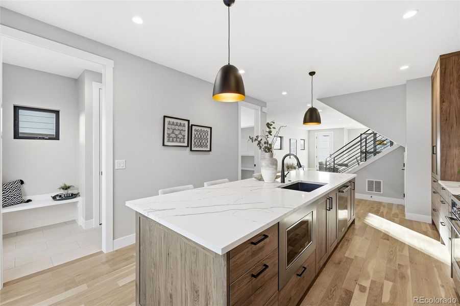 Furnished interior view inside a new home in , Denver (Image 15). Furnished interior view inside a new home in , Denver (Image 15).