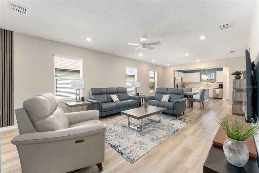 Furnished interior view inside a new home in Del Webb Stone Creek, Ocala (Image 11).