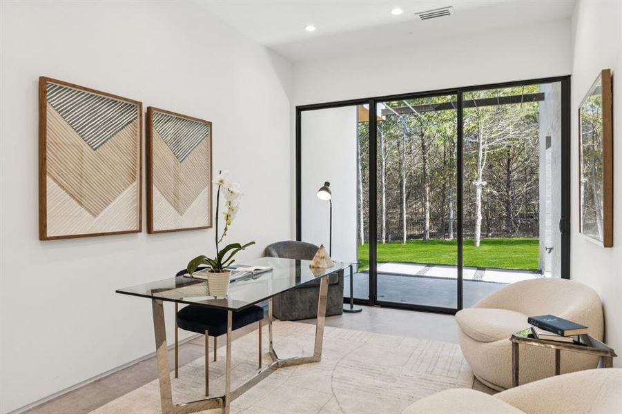 Furnished interior view inside a new home in , McKinney (Image 31).