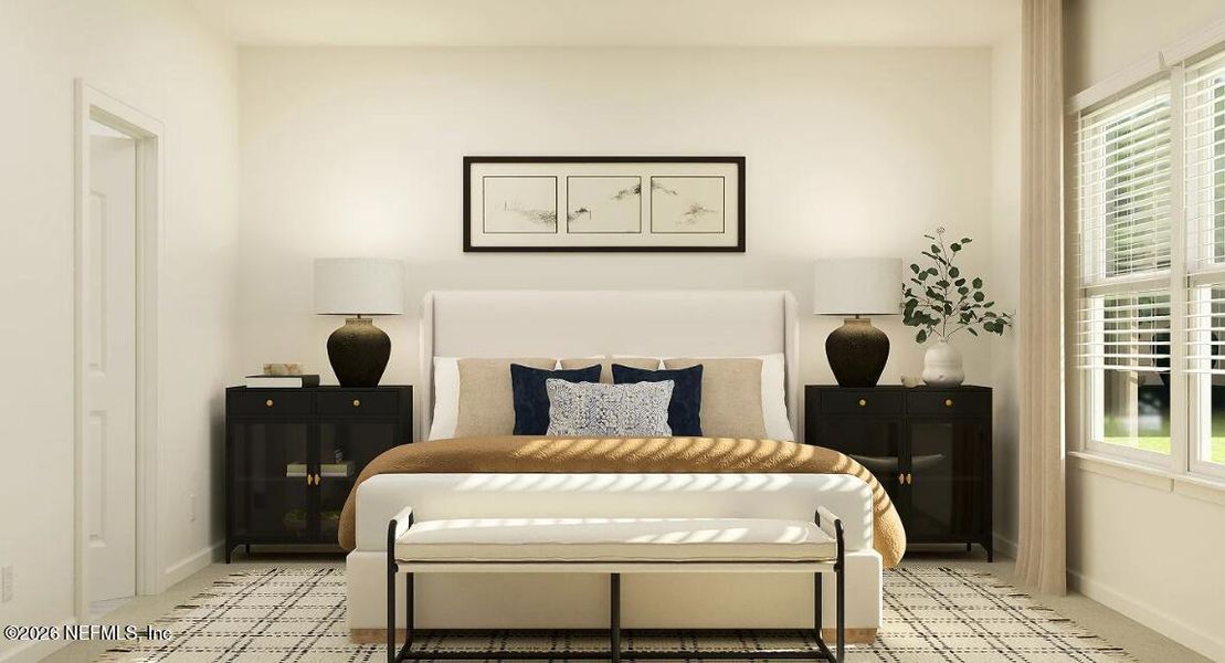 Furnished interior view inside a new home in Granary Park, Green Cove Springs (Image 9).