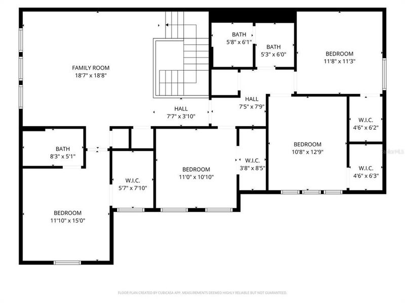 2D floor plan layout of this home in Seaire, Parrish, FL (Image 6).