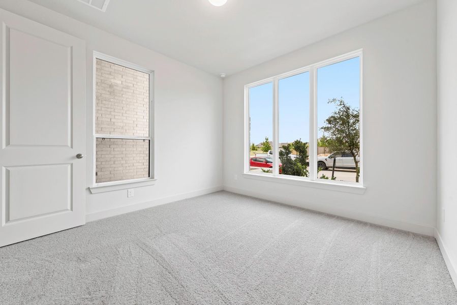 Spacious, unfurnished interior of a new home in Bridgeland, Cypress (Image 14).