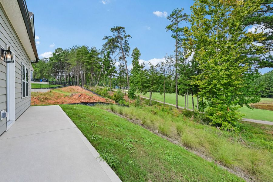 Exterior details and patio area of a home in Edgewater - The Links, Lancaster (Image 18).