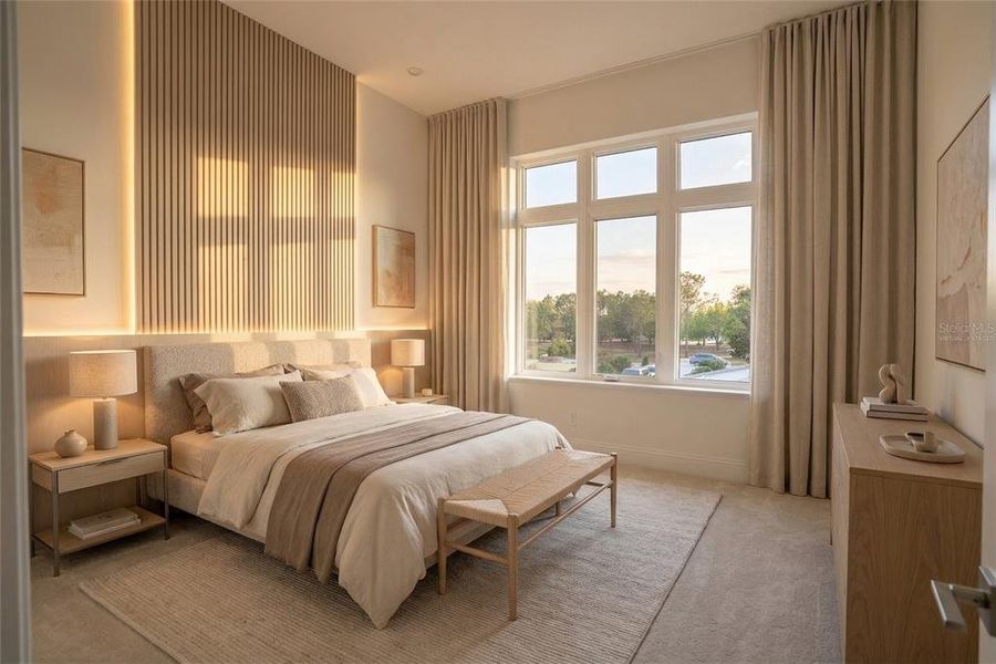 Furnished interior view inside a new home in , Montverde (Image 45).