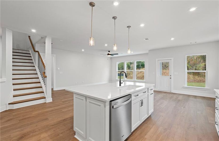 Furnished interior view inside a new home in Rose Creek, Cumming (Image 3).