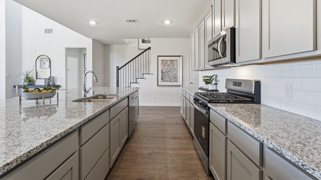 Furnished interior view inside a new home in Lakewood Trails, Forney (Image 5). Furnished interior view inside a new home in Lakewood Trails, Forney (Image 5).