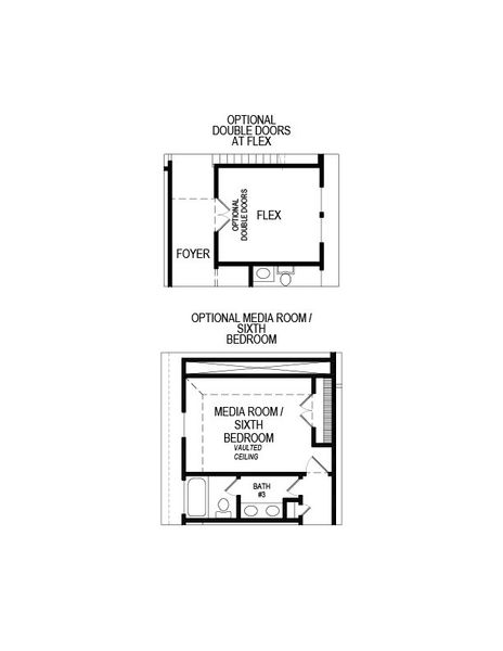 2D floor plan layout for the Roosevelt Select F by First Texas Homes in The Meadows, Denton, TX (Image 4). 2D floor plan layout for the Roosevelt Select F by First Texas Homes in The Meadows, Denton, TX (Image 4).