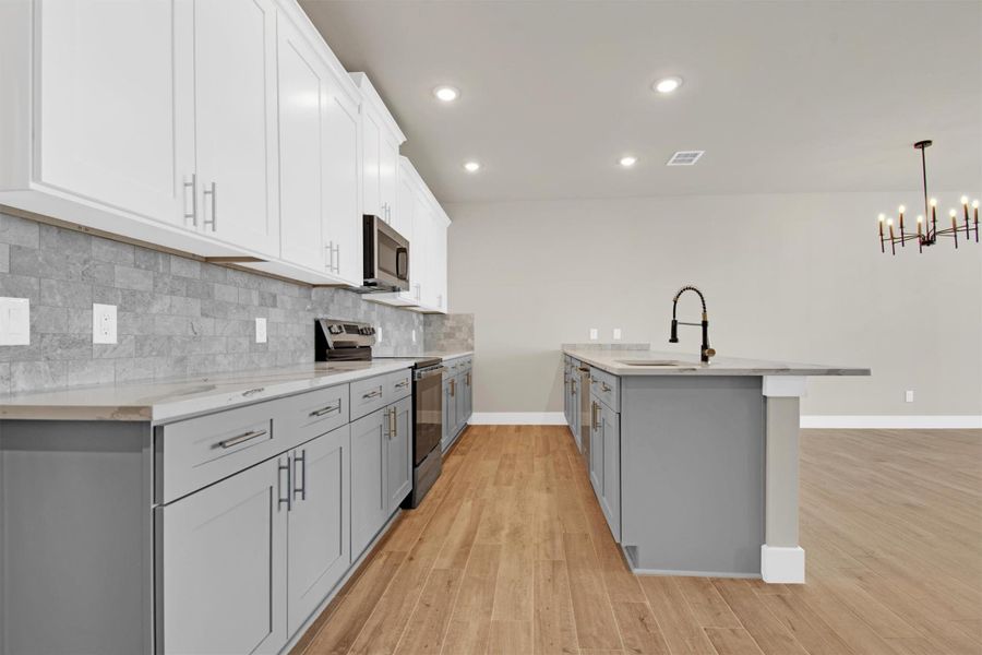 Furnished interior view inside a new home in , Dripping Springs (Image 5).