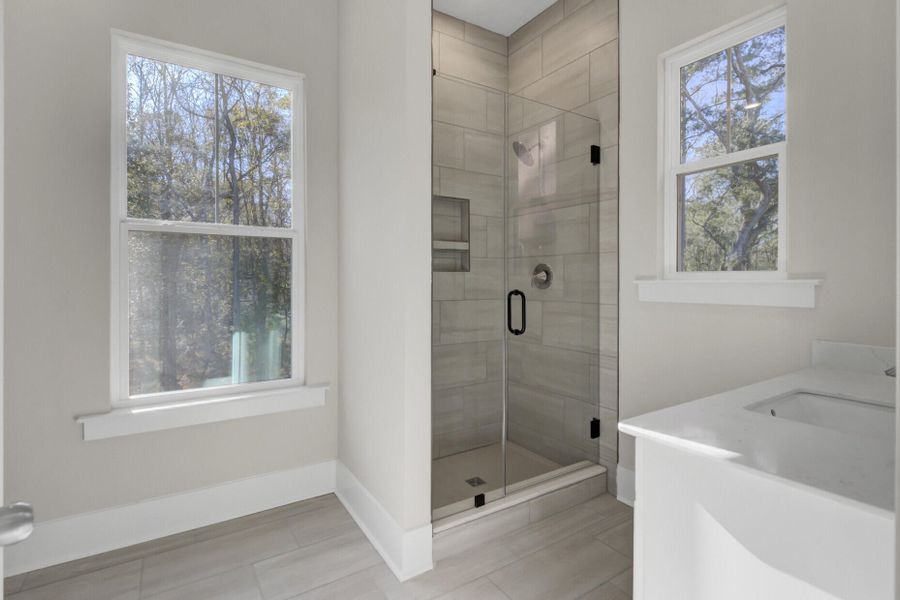 Furnished interior view inside a new home in Indigo Grove Single Family Homes, Johns Island (Image 12). Furnished interior view inside a new home in Indigo Grove Single Family Homes, Johns Island (Image 12).