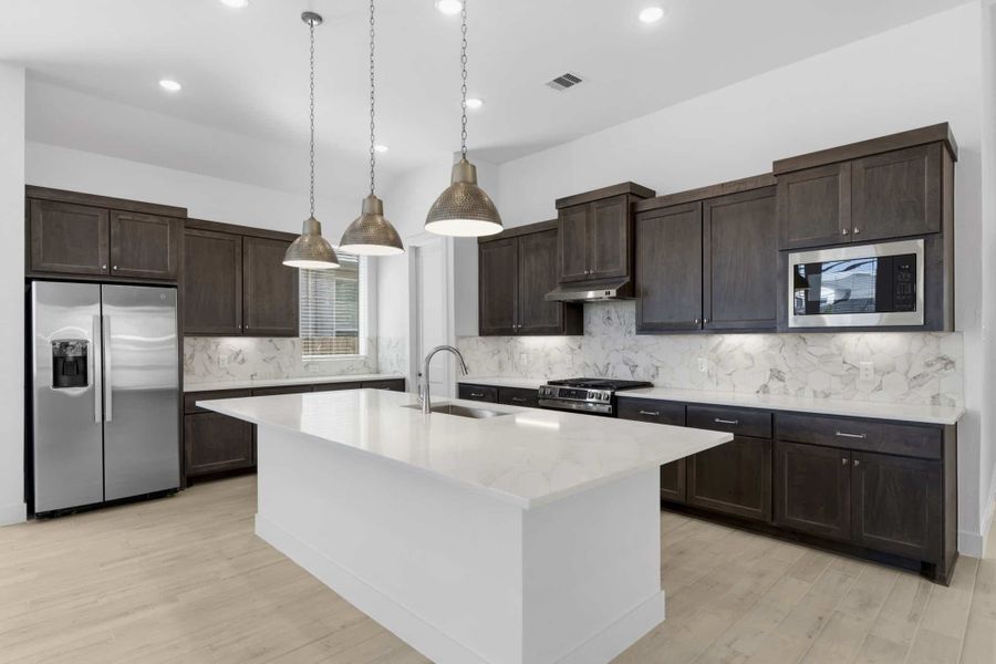 Furnished interior view inside a new home in The Trails, New Caney (Image 5). Furnished interior view inside a new home in The Trails, New Caney (Image 5).