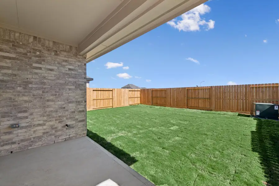 Enjoy the views from the covered patio