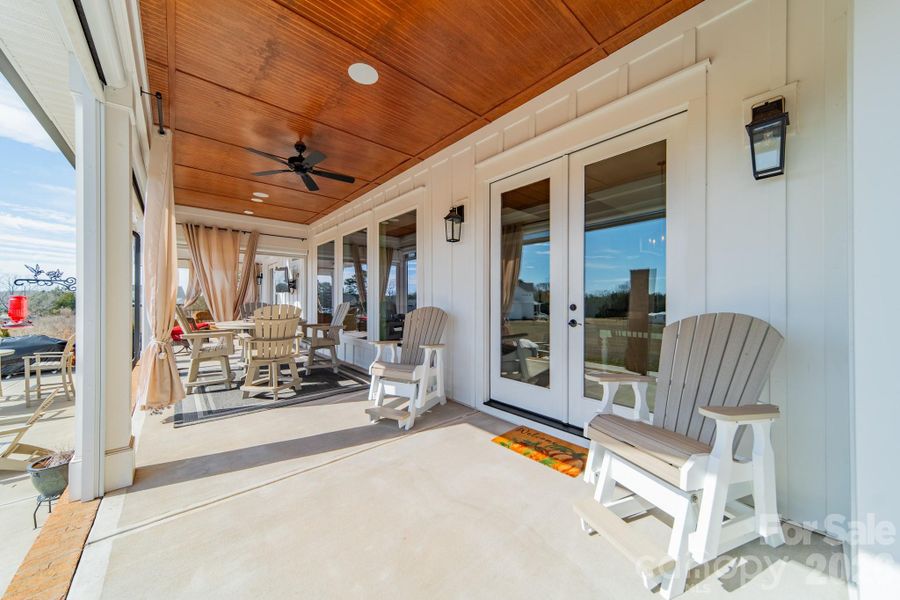 Exterior details and patio area of a home in , Clover (Image 26).