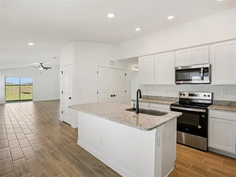 Furnished interior view inside a new home in Fulton Meadows, Lakeland (Image 3). Furnished interior view inside a new home in Fulton Meadows, Lakeland (Image 3).