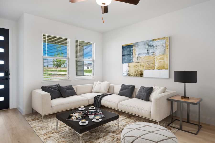 Furnished interior view inside a new home in North Sky Celina, Celina (Image 3).